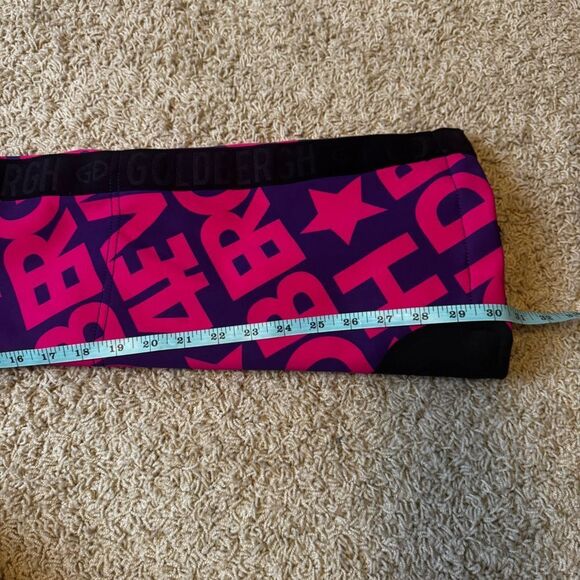 Goldbergh Pippa Skistar Belted Ski Pants Pink Purple NWT US 4 Waterproof - Picture 11 of 13